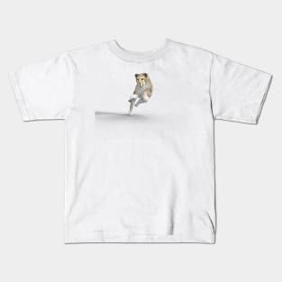 cheetah running Kids T-Shirt